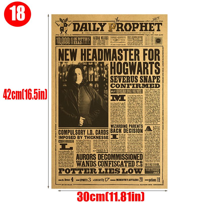 41Kinds Of Classic Movie Harry Series Kraft Poster Famous