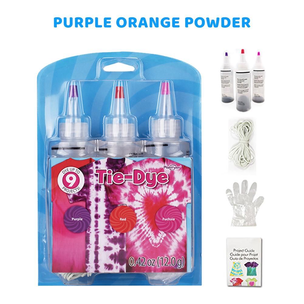 High Quality Tie-Dye Kit Dyes Bottles Non-toxic DIY Clothing Graffiti Fabric DIY Fashion Dye Kit For Kids