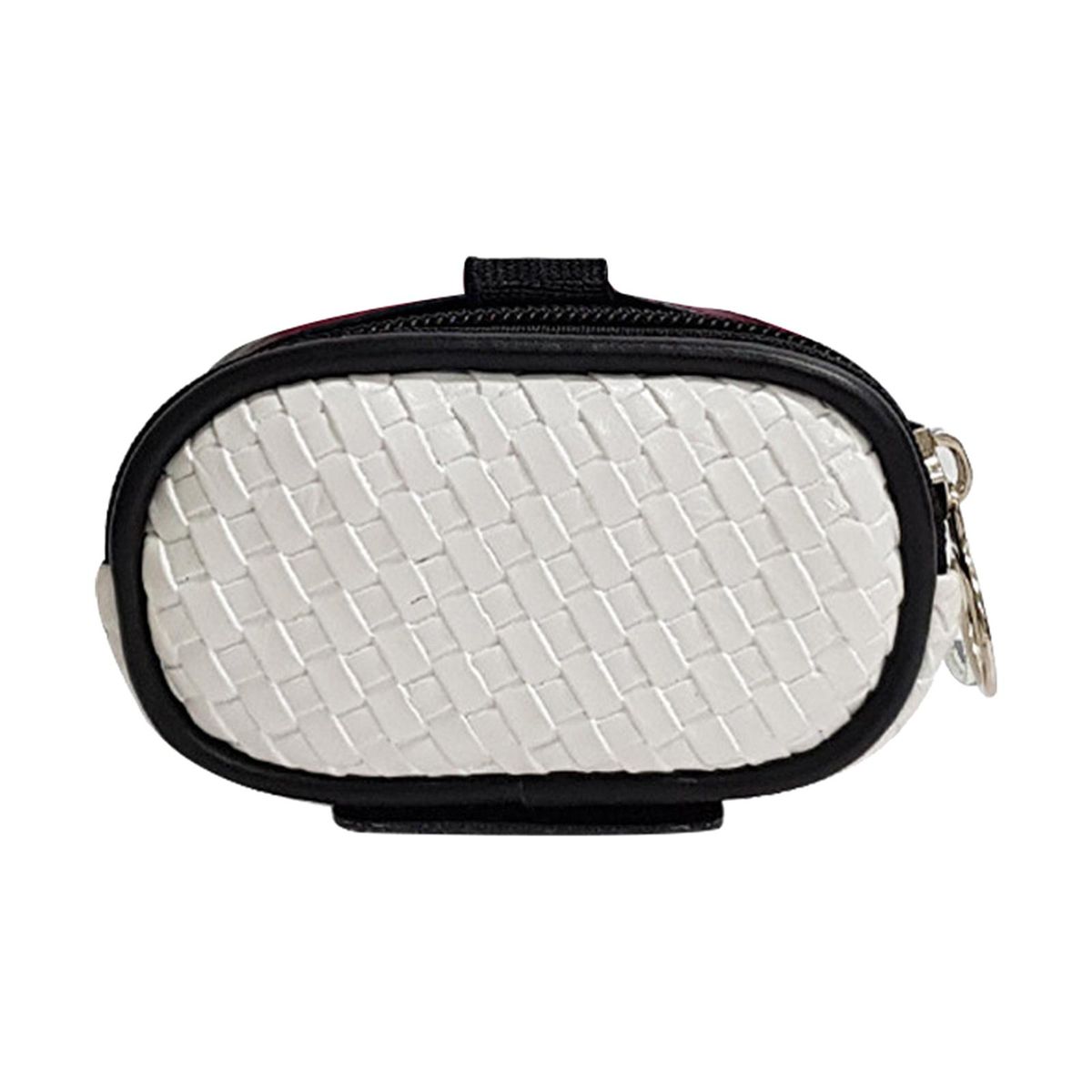 Small PU Golf Ball Bag Carrying Case Zipper Training Supply For White