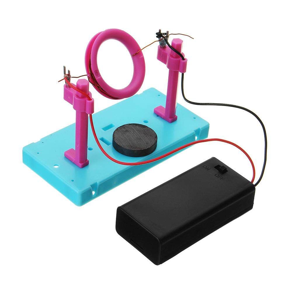 Fun Physical Science Experiment Model Homemade DIY Motor Material School Students Teaching