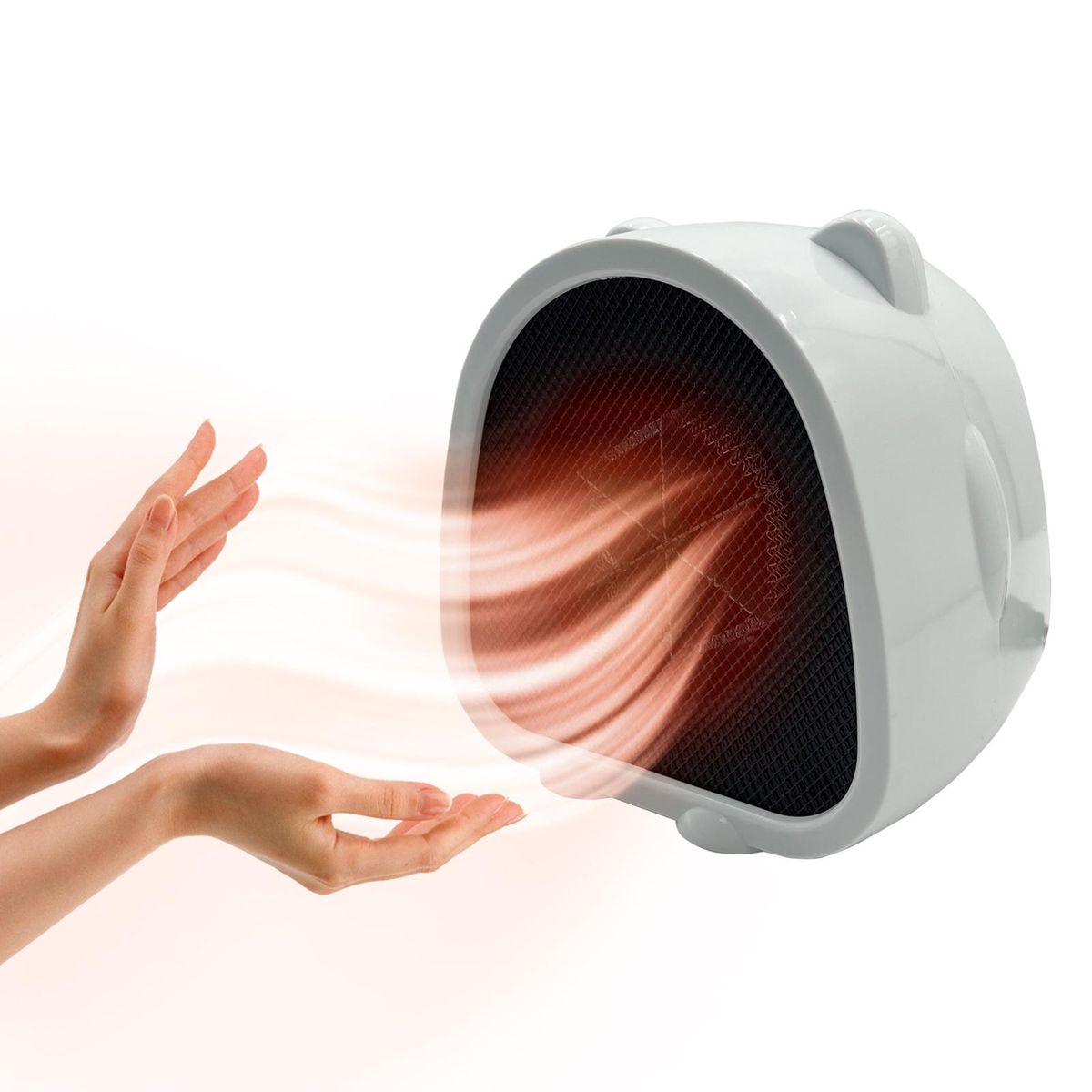 1 Set Mini Heater Air Convection Space Heater White