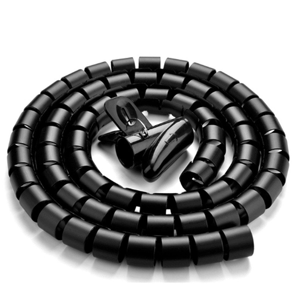 1.5m Wire Wrap Organizer Winder Clip Cable Plug Wire Holder