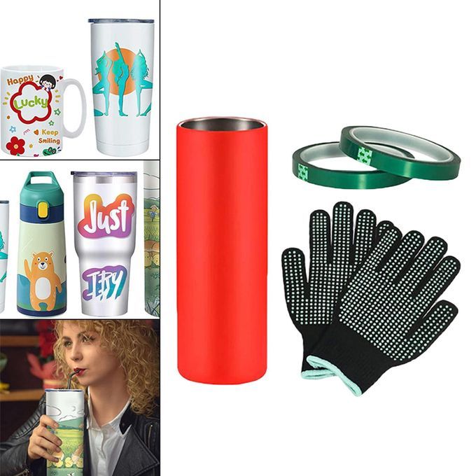 Sublimation Shrink Wrap Sleeve For Sublimation Skinny Tumbler, With