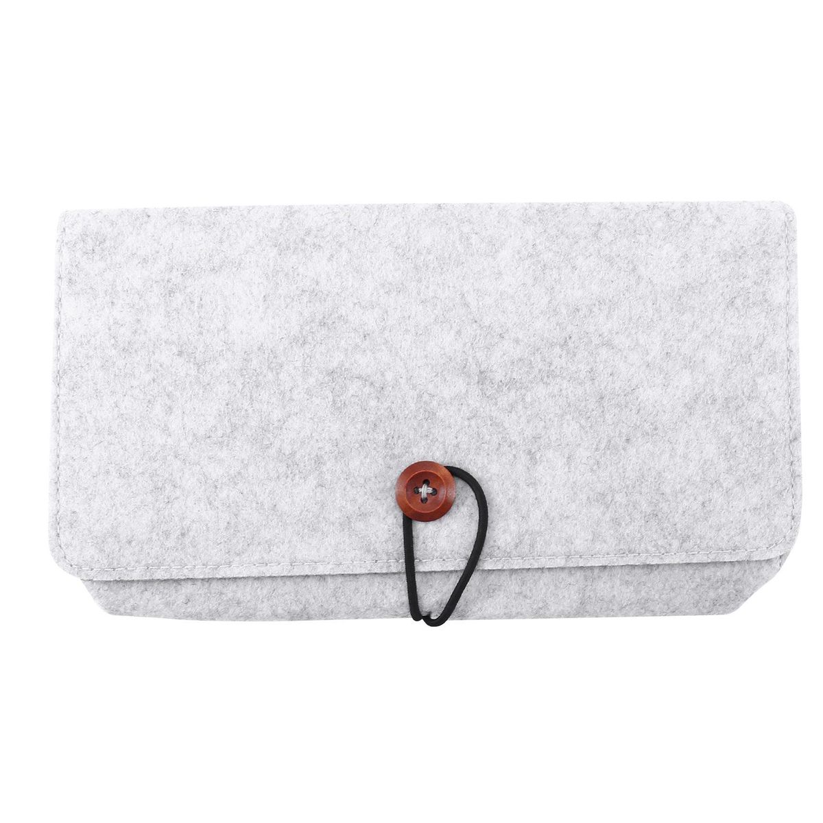 For Nintendo Switch Case - Gray Felt Protective Carry Case Cover Bag Pouch for Nintendo Switch Console
