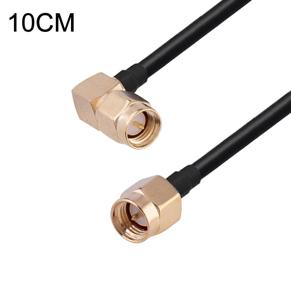SMA Male Elbow To SMA Male 10cm RG174 Adapter