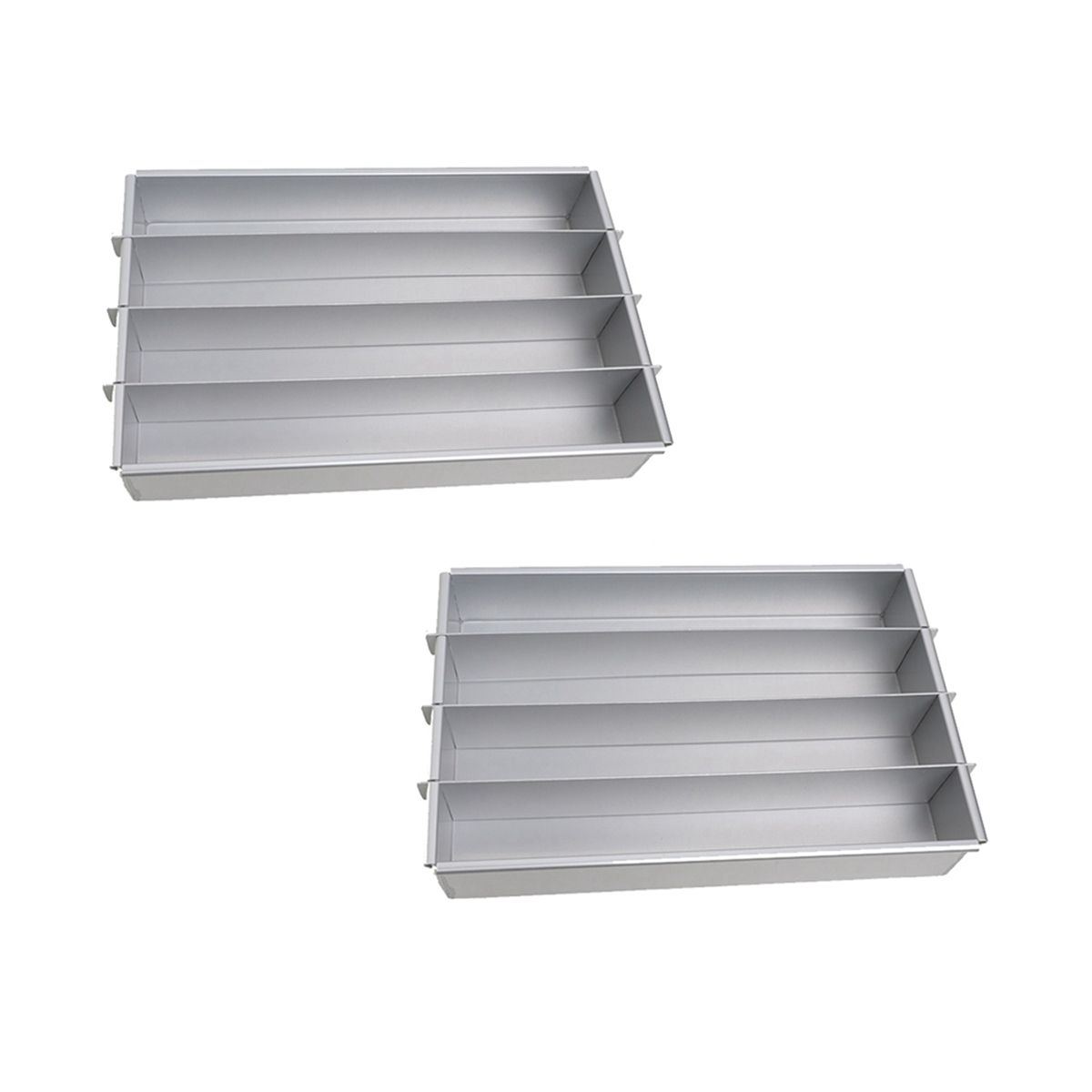 2Pcs Cake Mold Box Cutting Strip Mold Cooling Plate