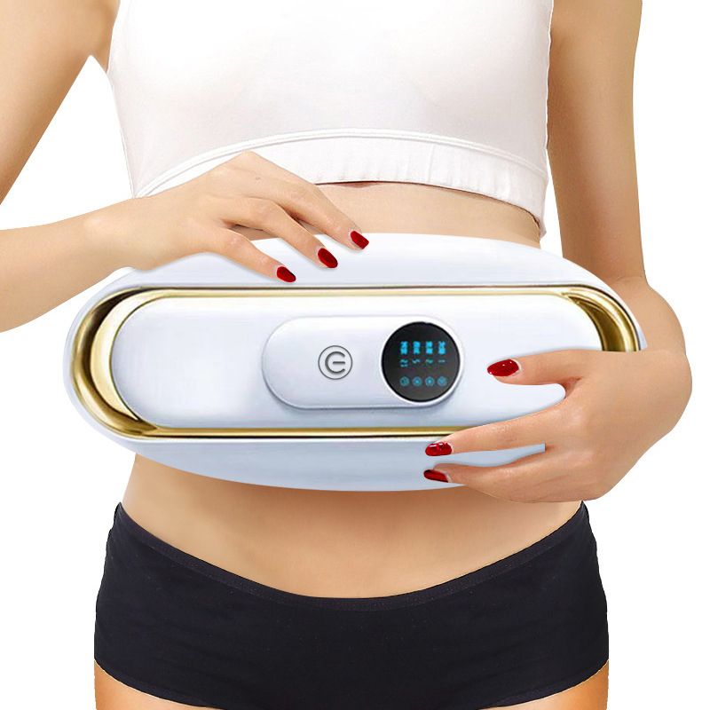 Slimming Machine Weight Loss Full Body Massager Back Lazy Fitness Exercise Equipment-White10 Speed
