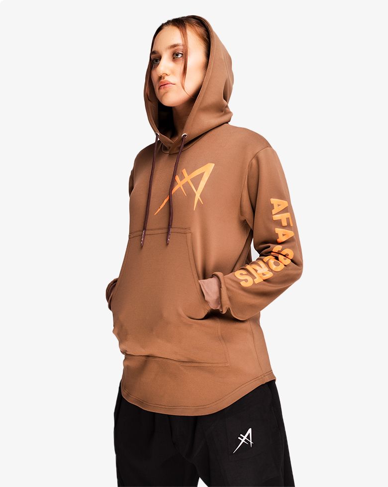 Women's Classic Nsibidi Hoodie - Brown