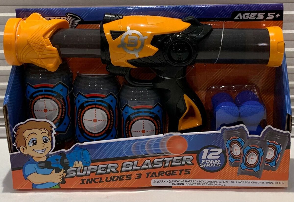Blaster Storm Super  Ball Popper Set With 12 Foam