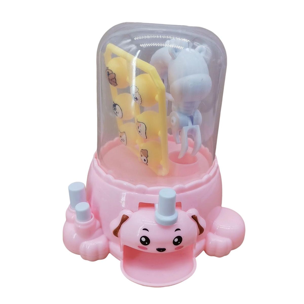 1 Set Claw Machine Toy Grab Catch Clip Ball Claw Machine Toy Pink
