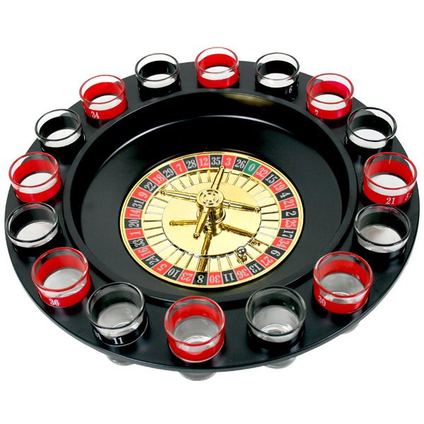 Drinking Lucky 16 Shot 1 With Game Set Games Party Roulette