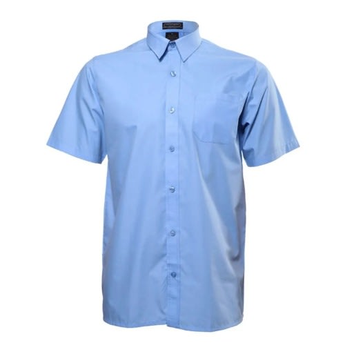 Men's Short Sleeves Shirt  - Blue