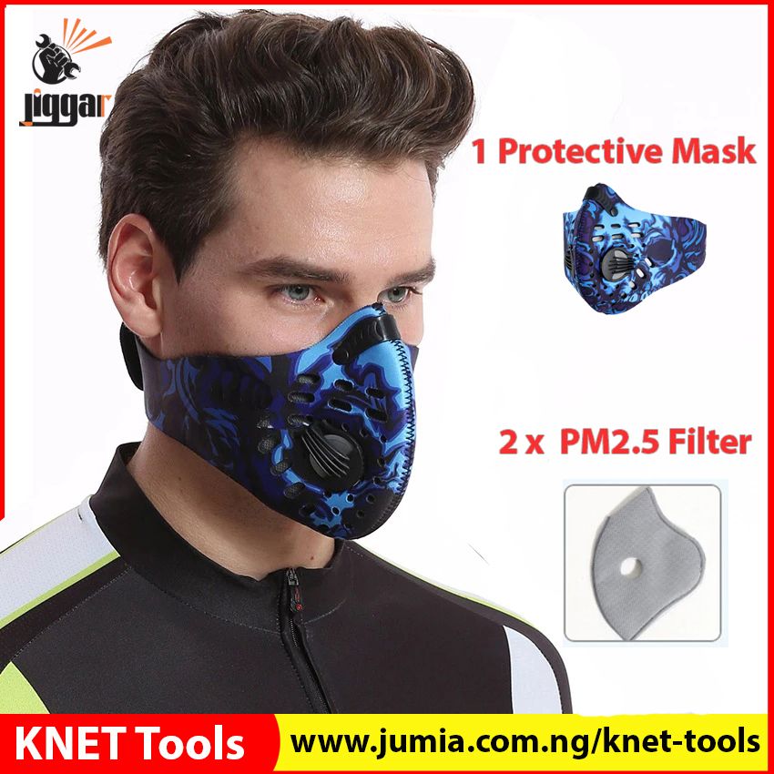 Washable Reusable Face Mask With PM2.5 Mask Filter & Valve