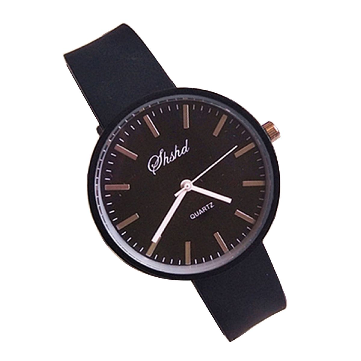 Sport Watch Stylish Analog Display Small Unisex-Black