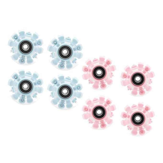 8 Pack Luminous PU Roller Skate Wheels Wheel Bearings Installed Street