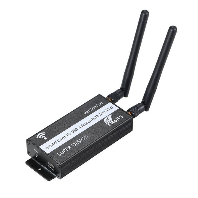 WWAN Card To USB Adapter With SIM Card Slot Designed Micro