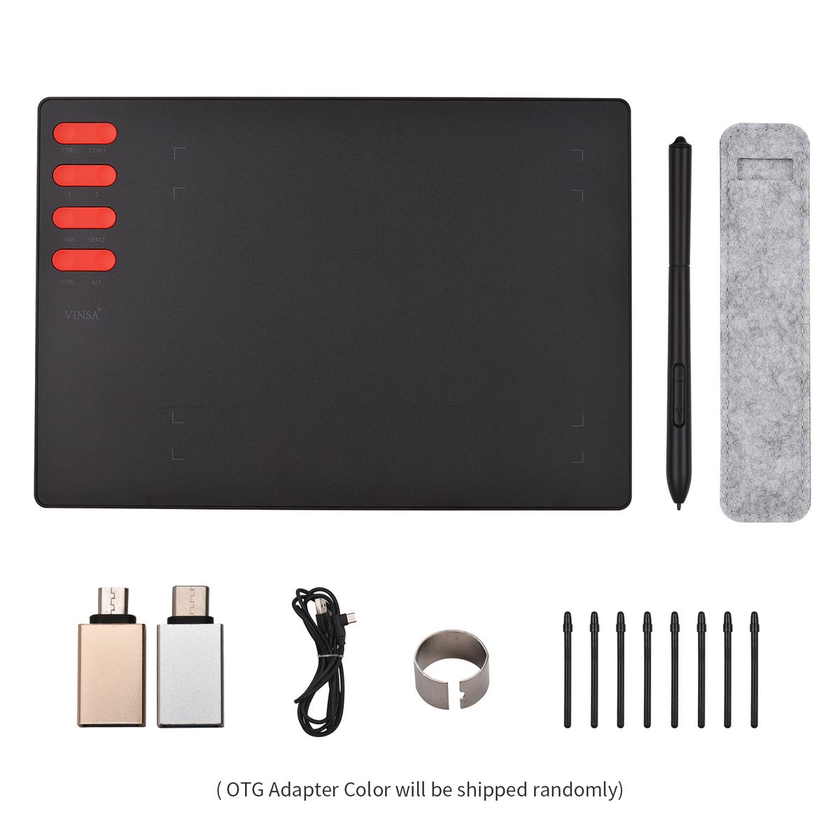 T505 7.6x5.6in Graphics Tablet Drawing Board Ultralight Set