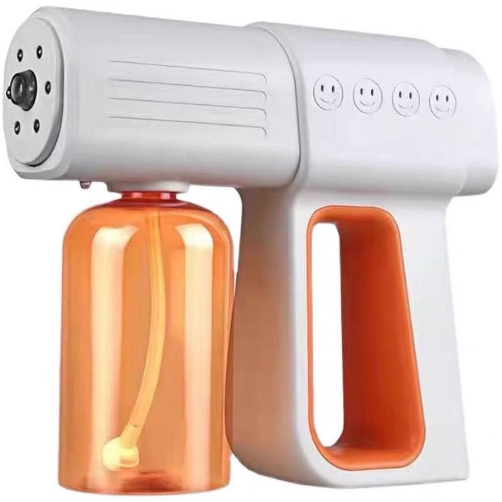 K5PRO 380ML Nano Mist Sprayer Electric Sterilizer Machine Santitizer Blue Light Disinfection Fog USB Rechargeable Spray Gun K6X