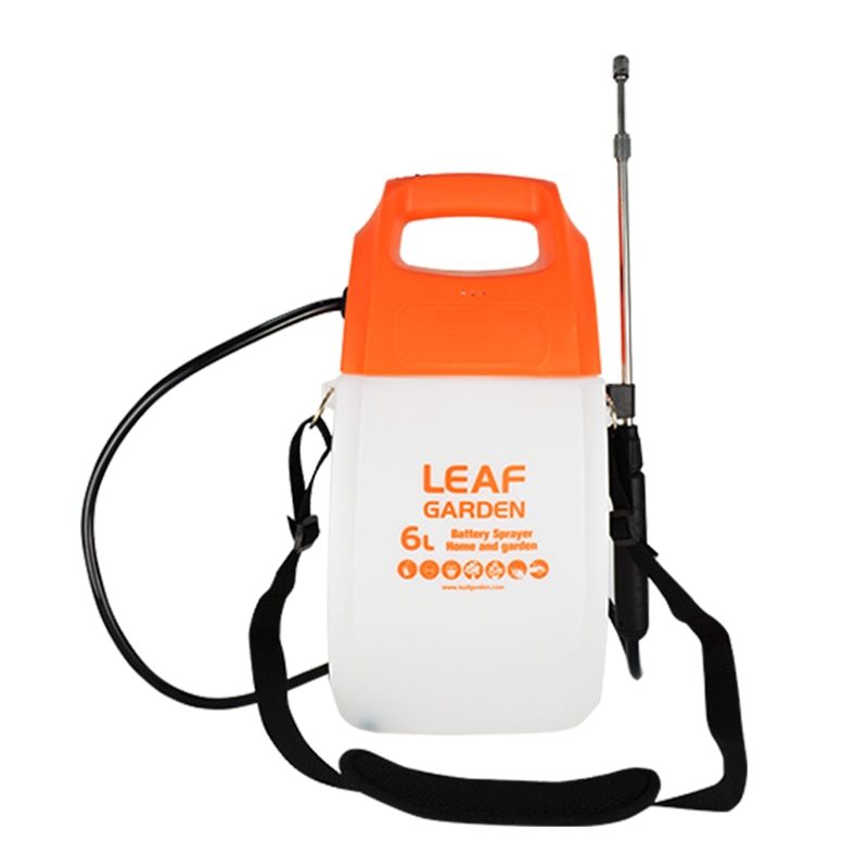 5L 6L 8L Sprayer Battery Household Single Shoulder Sprayer Electric Garden Sprayer Household Cleaning Tool 6L Orange