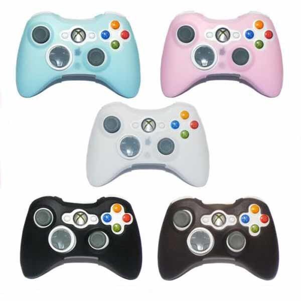 Silicone Skin Protector Case Cover For XBOX 360 XBOX360 Wireless Controller Grey