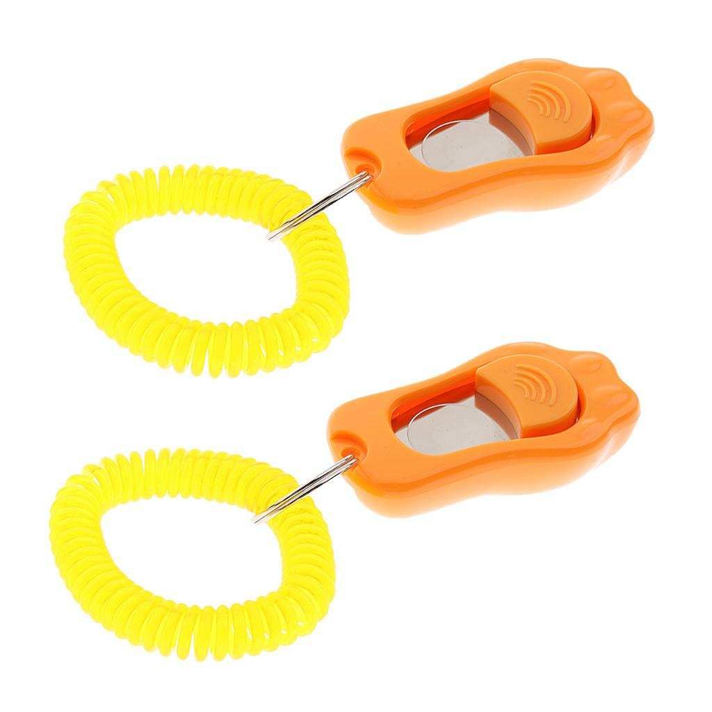 2x Pet Supplies Dog Training Simple Tools 3 Gear Trainer Orange
