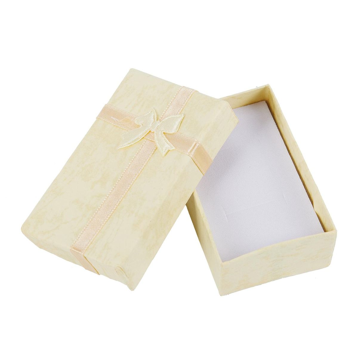 Jewelry Gift Display Package Cardboard Box Yellow