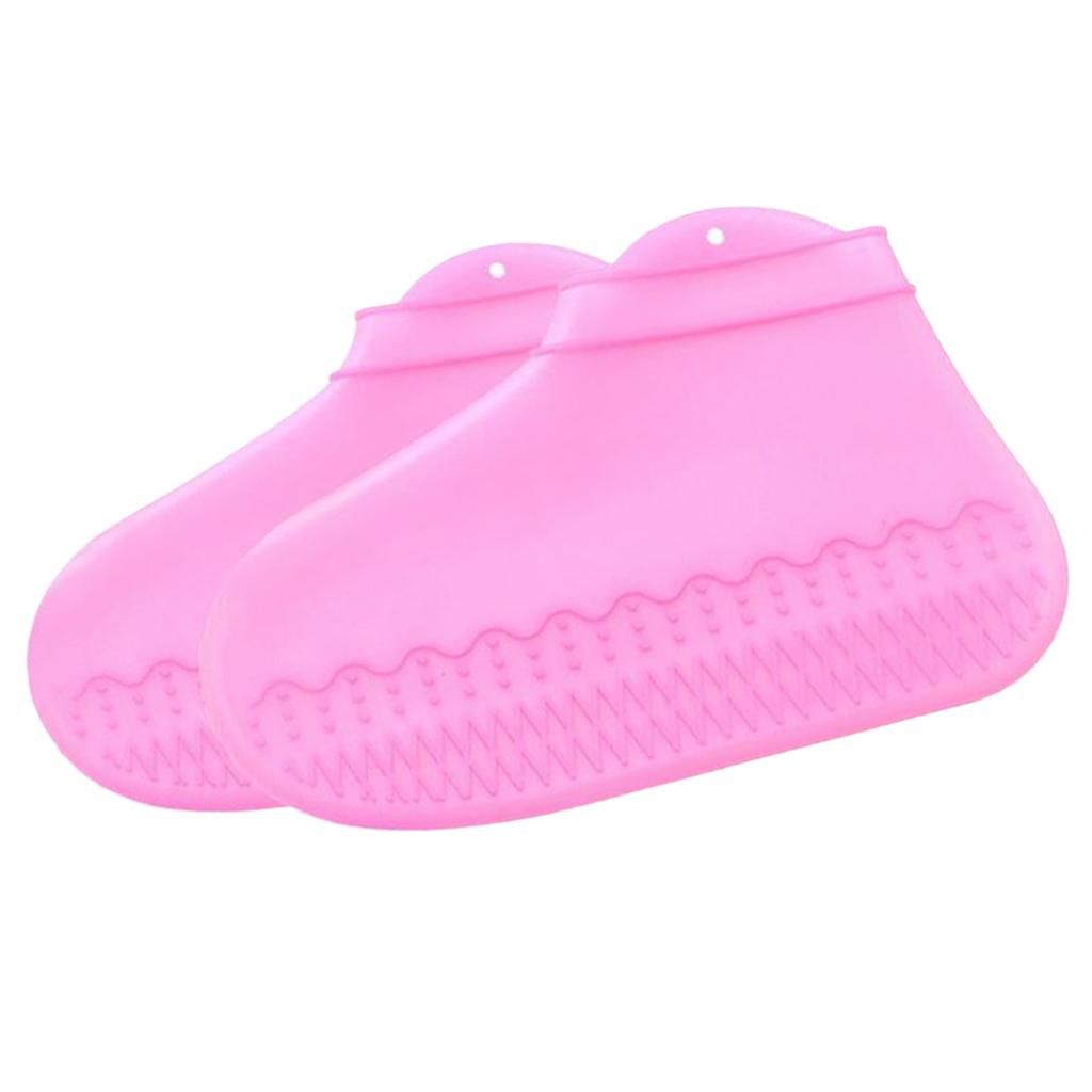 1Pair Recyclable Unisex Non- For Mud Snow Cycling Camping Pink L