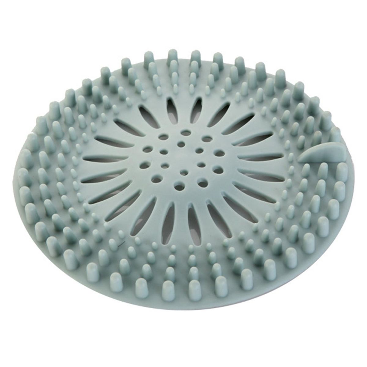 5Pcs Sink Strainer Bathroom Floor Drain Deodorant Mat Hair Trap Filter Blue