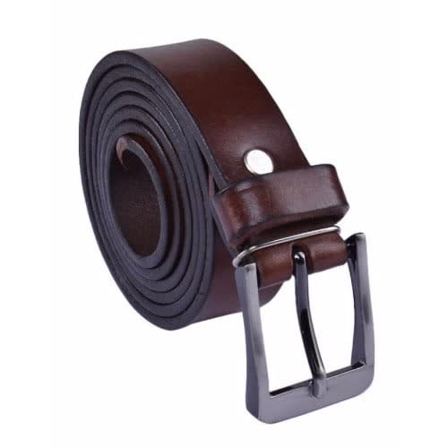 Men's Leather Belt - Brown