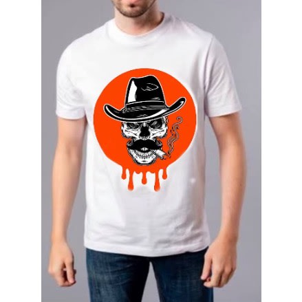 Printed Unisex T-shirt - White