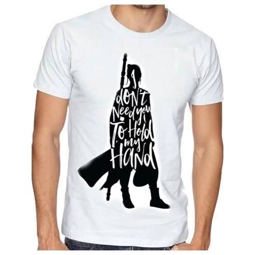 Printed Gun Men - White