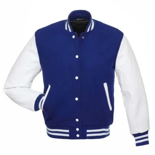 Men's Varsity Shapers Jacket - White & Blue