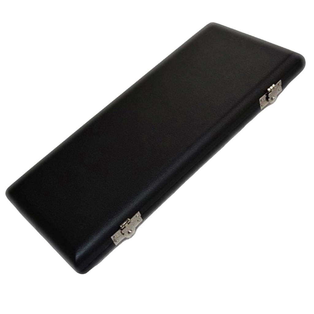 PU Leather Oboe Reed Case, Protects 20 Reeds, Black