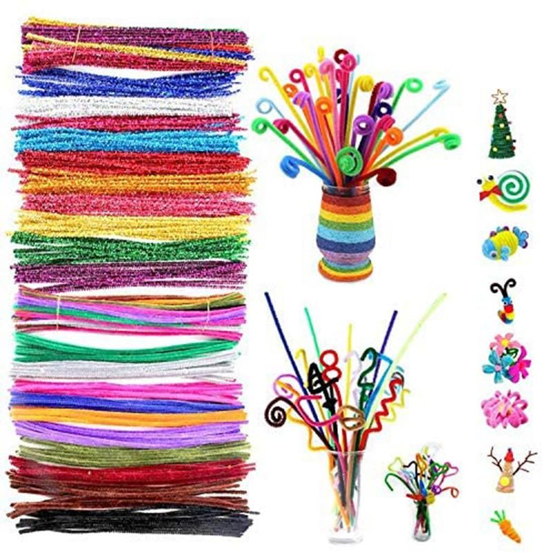 200Pcs Pipe Cleaners Chenille Stems Kids DIY Craft