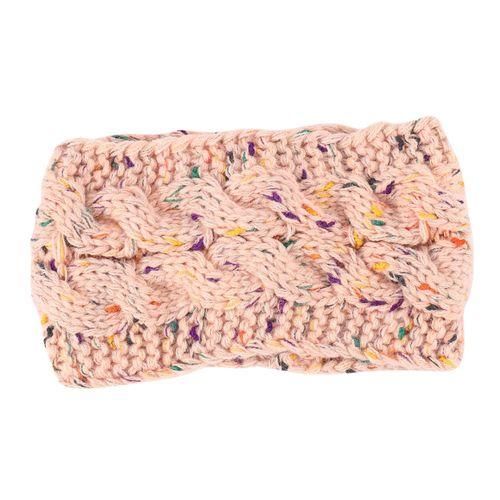 Pink Yarn Spring Winter Ear Warmer Headband For Women
