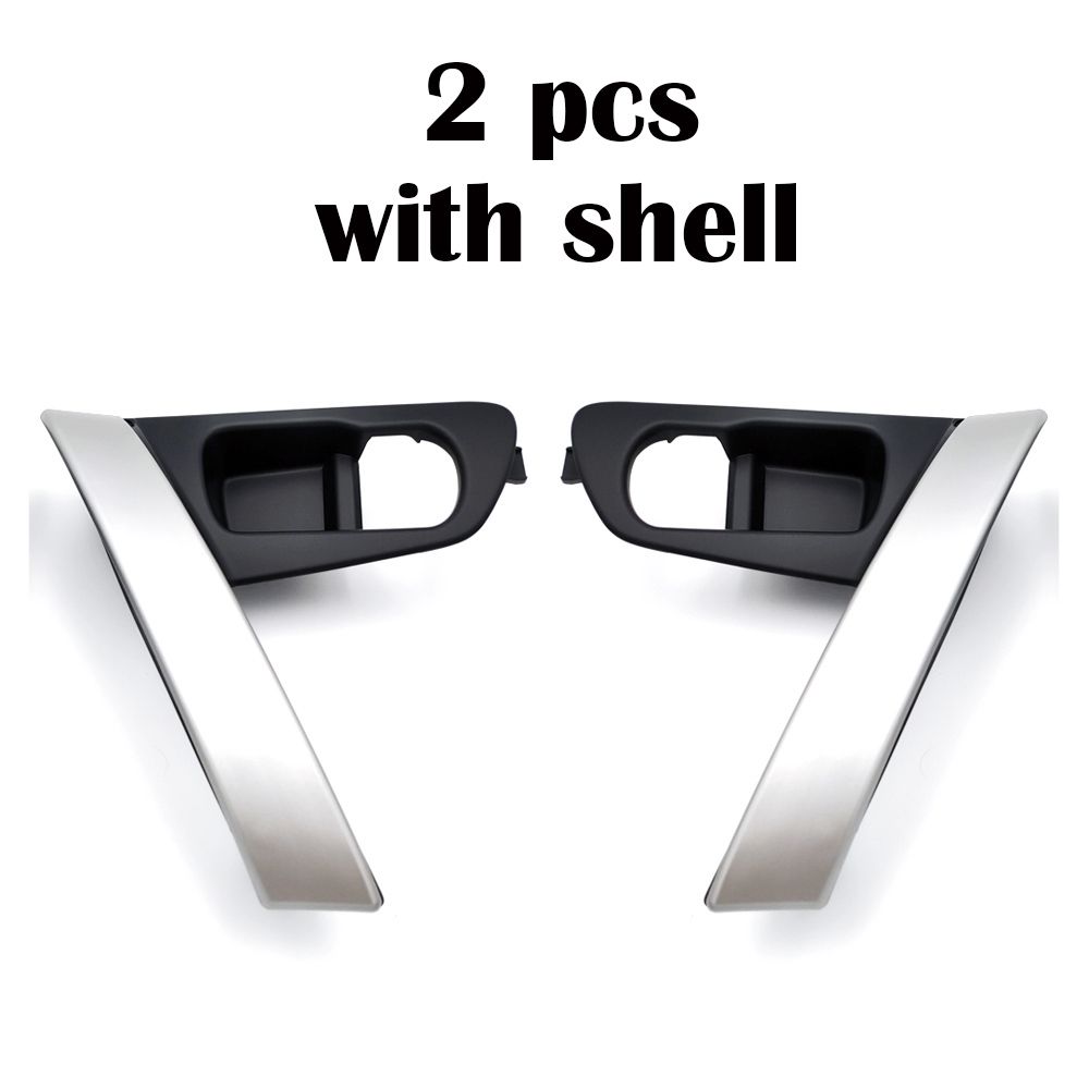 (Handle Shell 2pcs)Car Door Handle Base For Nissan QASHQAI
