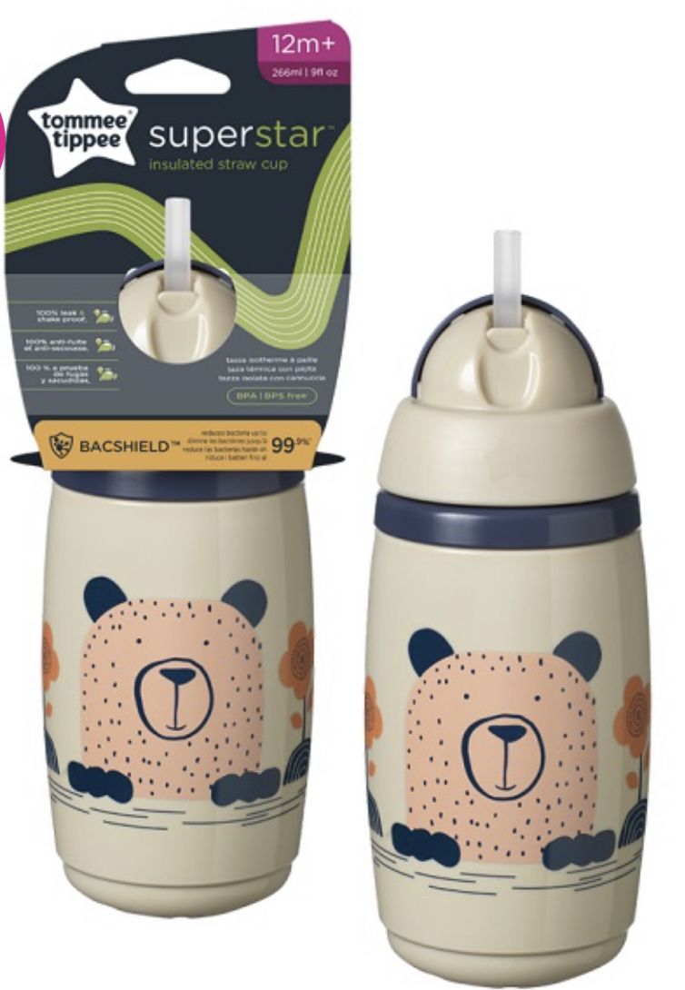 Tomme Tippee Insulated Straw Cup(1PC)