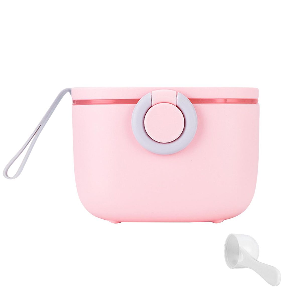 Milk Powder Case Infant Milk Powder Box Snacks Container Pink