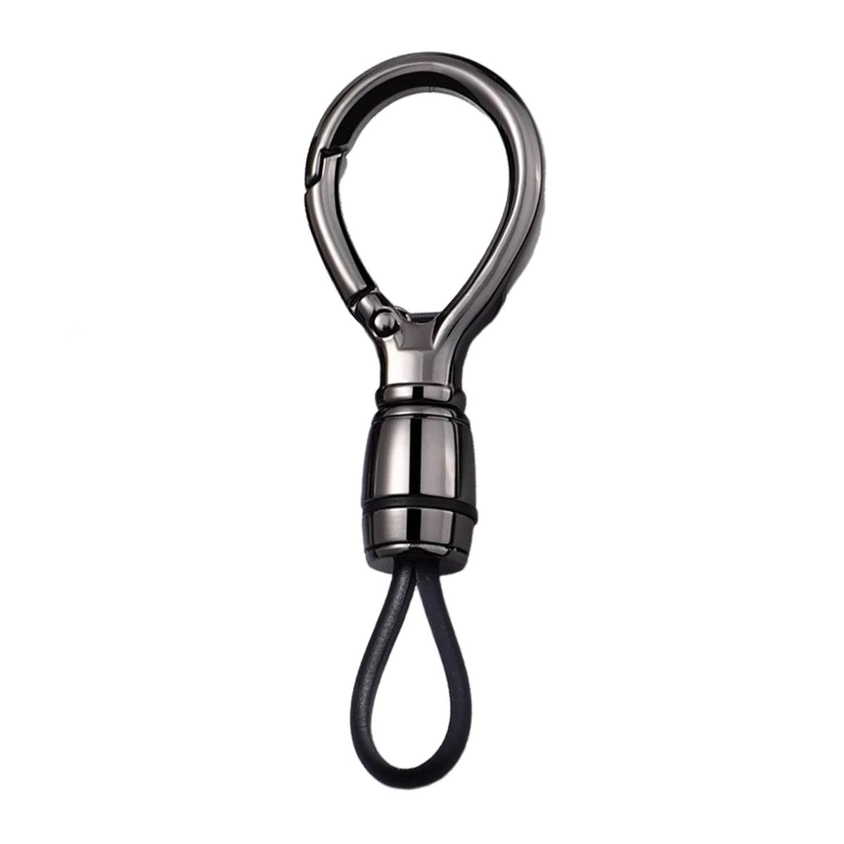 Keychain for Women Premium Zinc Alloy Car Keychain Stylish Gift Black