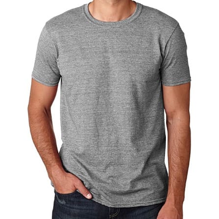 Smoke Grey Plain Cotton T-shirt
