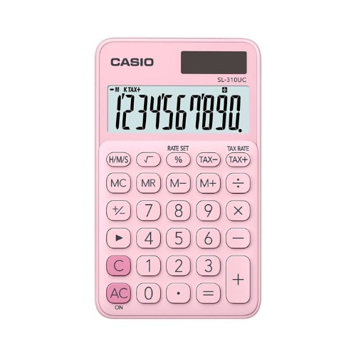 Sl-310uc Pink Digital Desktop Calculator