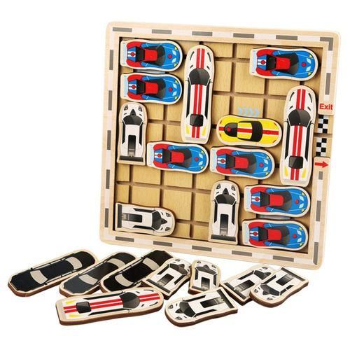 Funny Move Car Table Board Game Wooden Toys