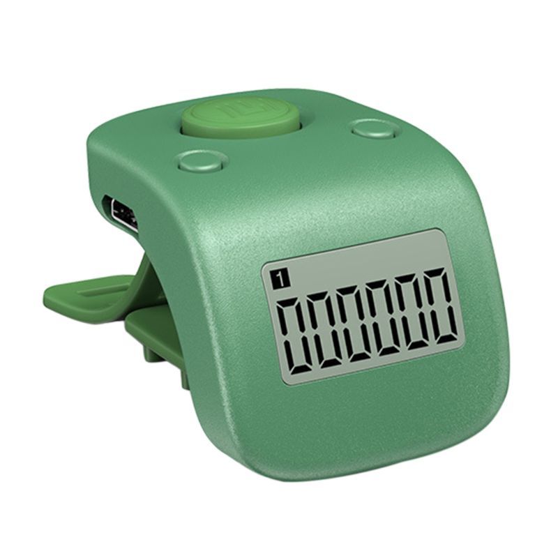 Digital LCD Finger Ring Tally Counter 6Digit Buddha Beads