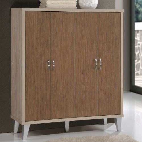 Wood Wardrobe - Brown