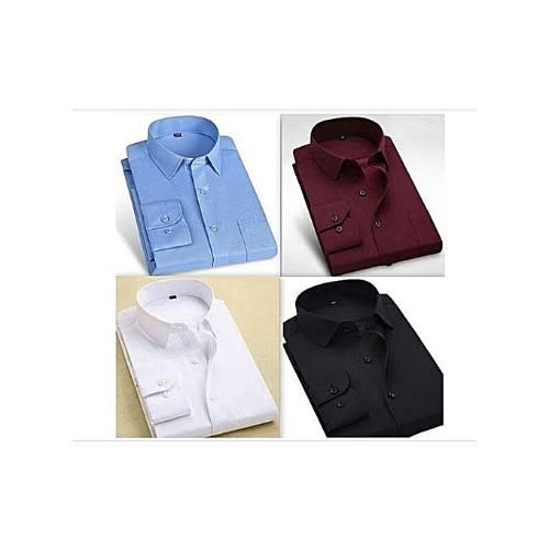 4 In 1 Men's Long Sleeve Shirt