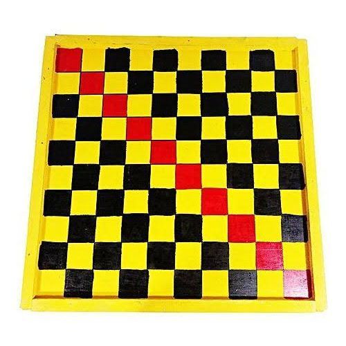 Draught Board Game With Seeds