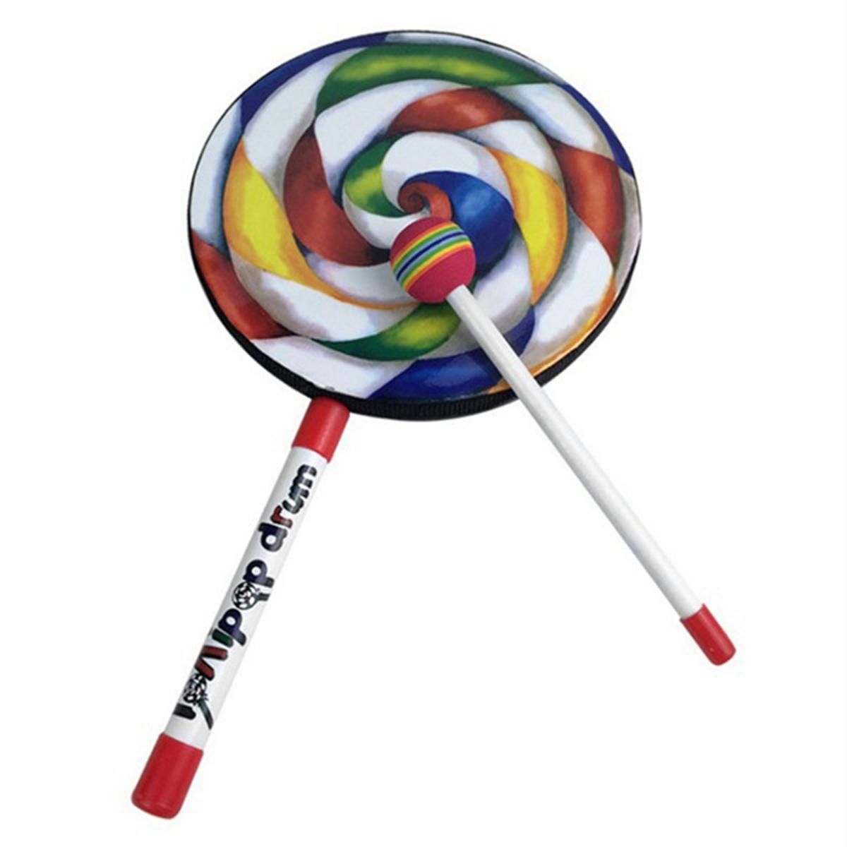 Orff Instruments Lollipop Drums 10 Inch Dance Props