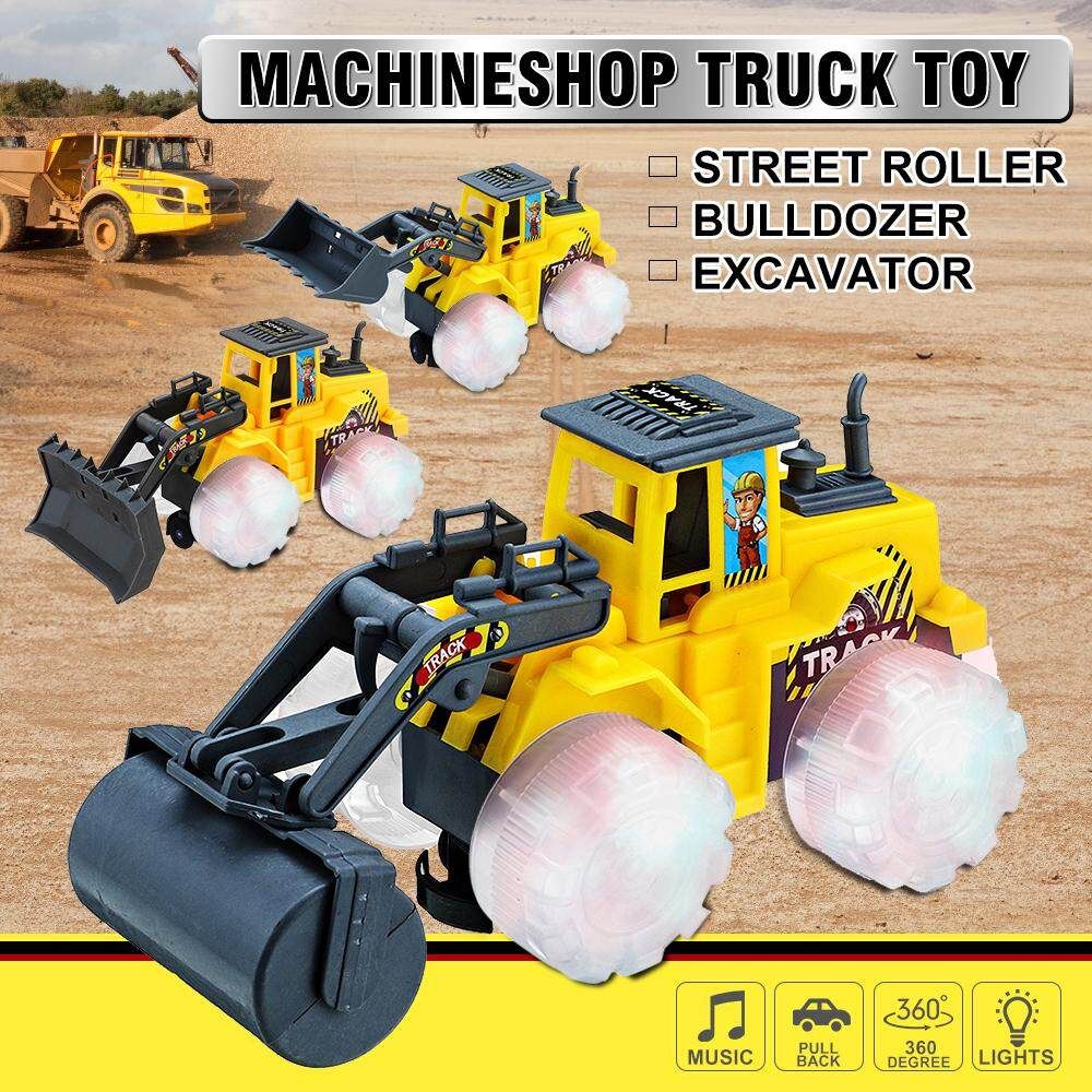 Electric Bulldozer Tractor Dozer Excavator Truck Crawler Digger Road Roller Car Aqua