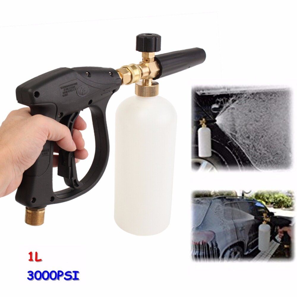 3000 PSI High Washer W/ 1L Snow Fo*m Lance Bottle Car Cleaning
