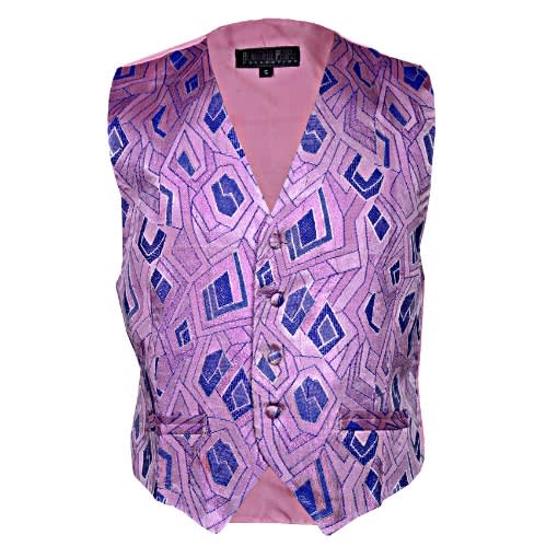 Purple Multi Color Mwc 1425 Waist Coat